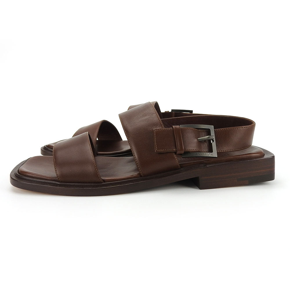 LOUIS VUITTON Sandals leather Brown mens