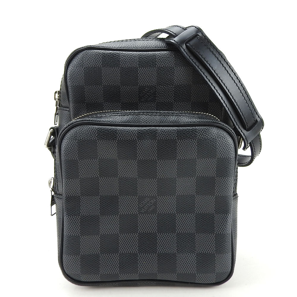 LOUIS VUITTON Shoulder Bag N41446 Damier Grafitte gray Rem