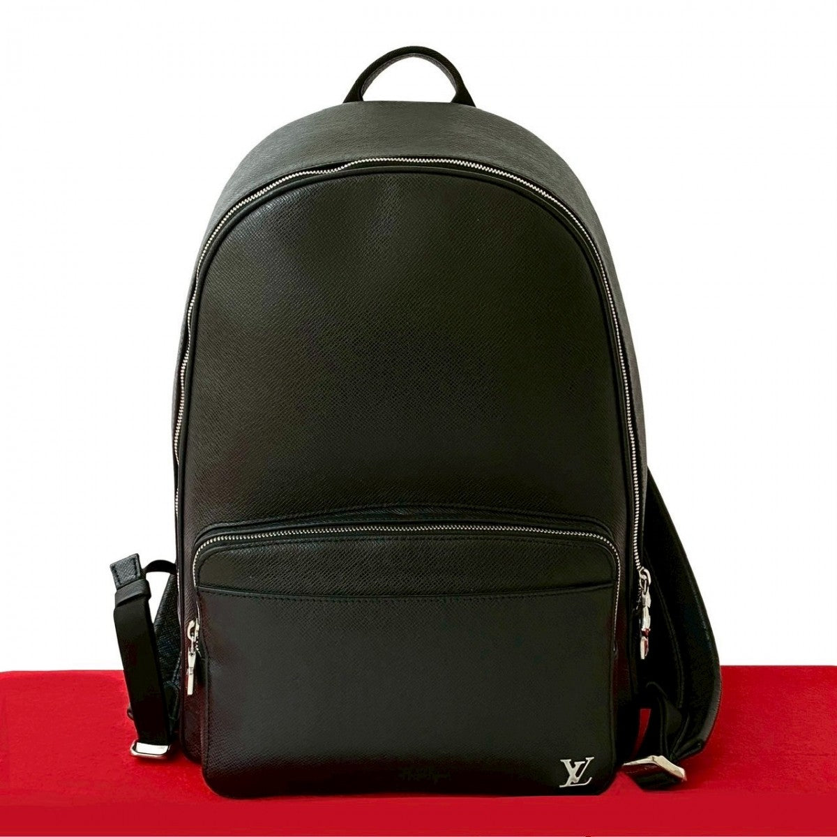 LOUIS VUITTON Backpack M30258 Leather (Leather) black Taiga Alex mens(Unisex)