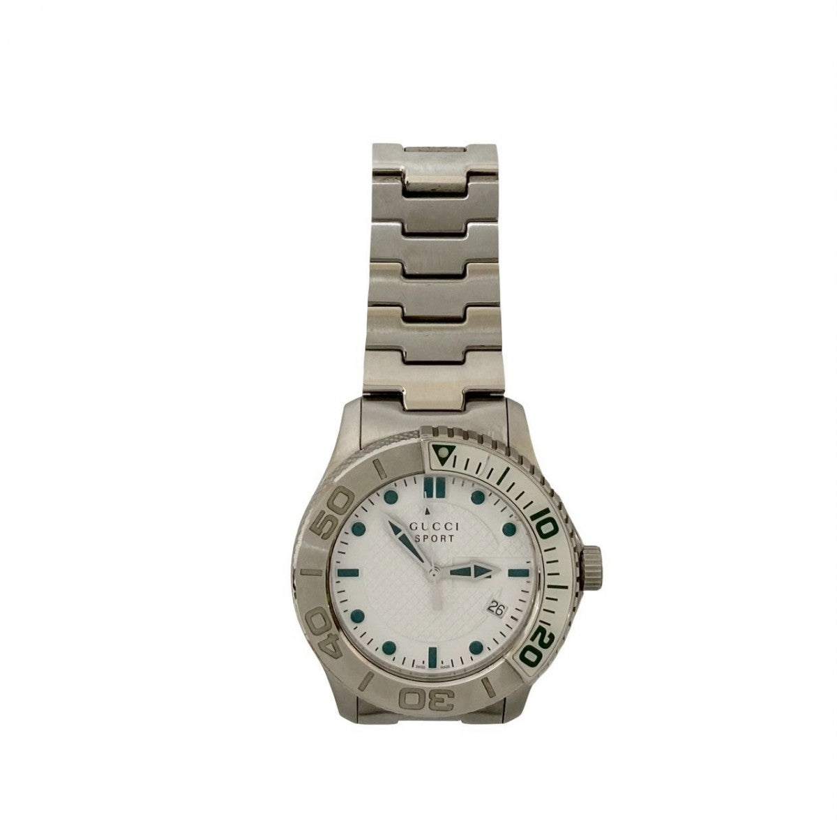 GUCCI Watches Stainless steel Silver Quartz G Timeless Sports mens