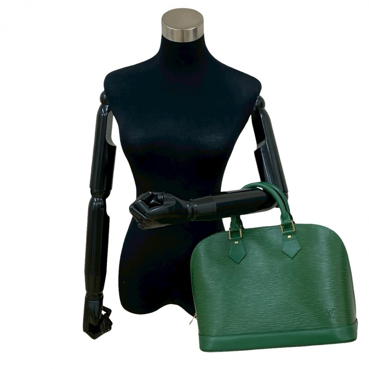 LOUIS VUITTON Handbag M52144 Epi Leather green Epi Alma Women