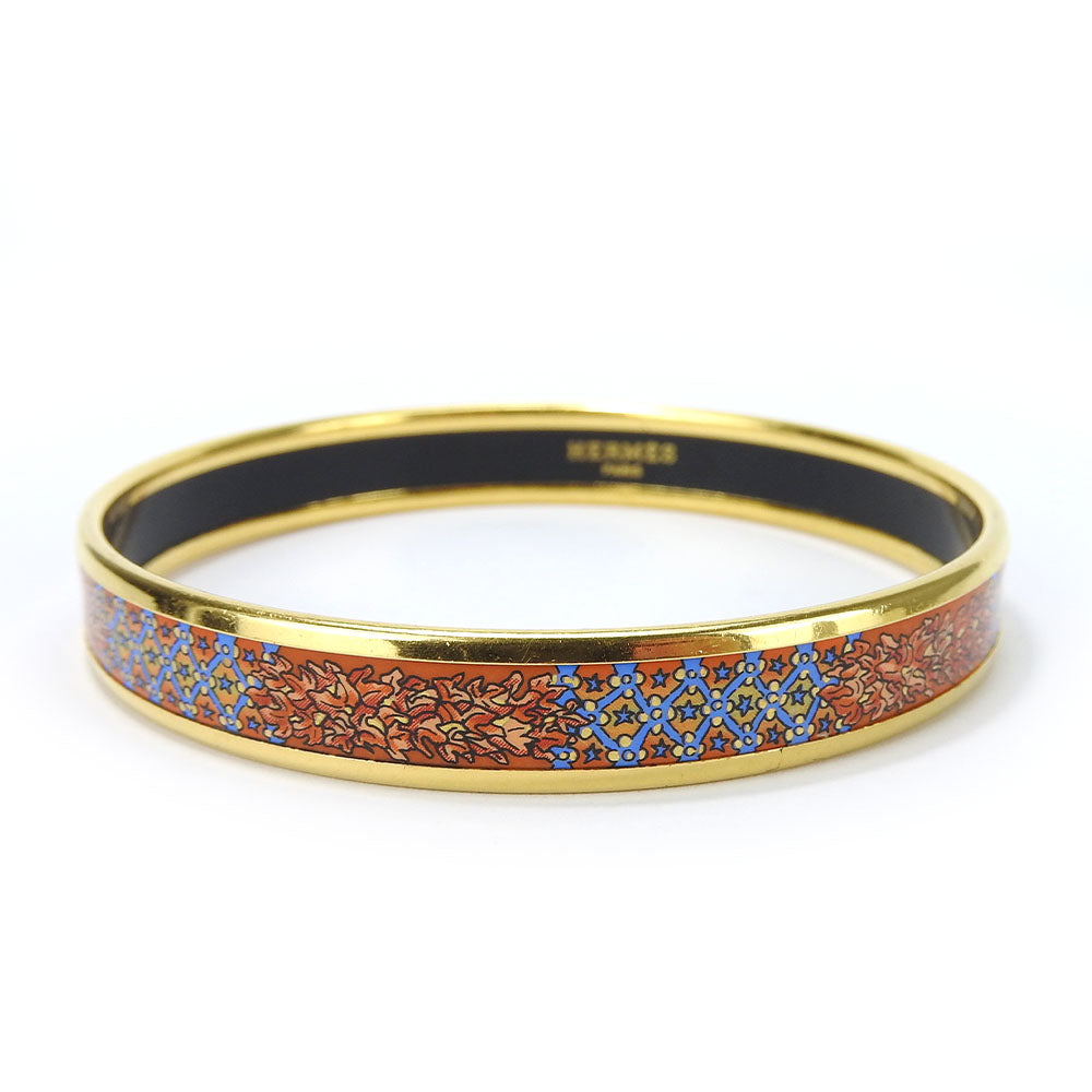 HERMES bracelet Metal, Cloisonne multicolor Emaille PM Women