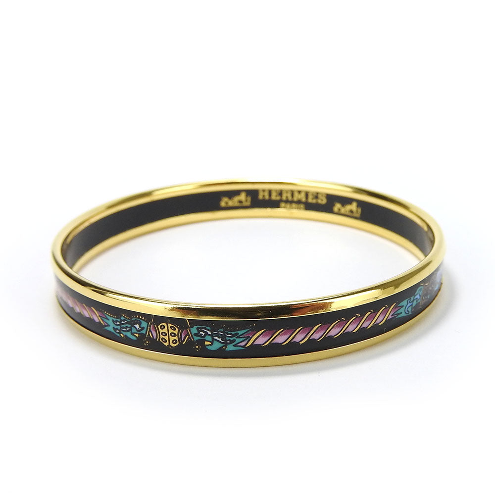 HERMES bracelet Metal, Cloisonne multicolor Emaille PM Women