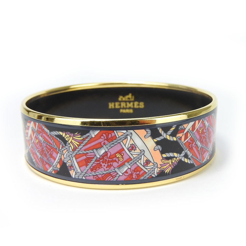 HERMES bracelet Metal, Cloisonne multicolor Emilel GM Women