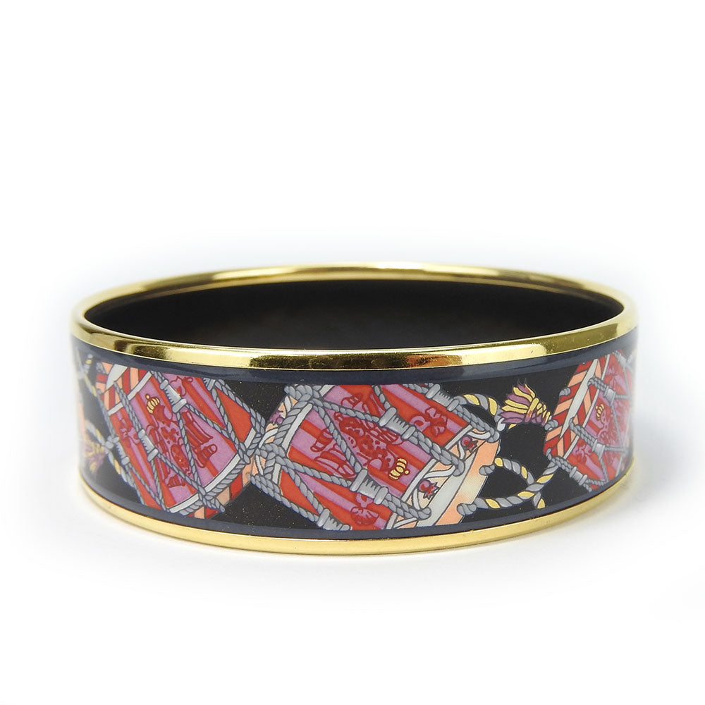 HERMES bracelet Metal, Cloisonne multicolor Emilel GM Women
