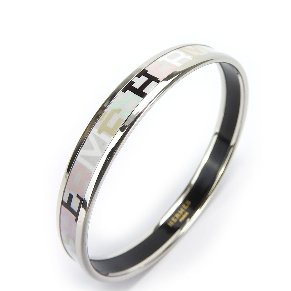 HERMES Bangle Enamel, Metal multicolor Emaille PM Women