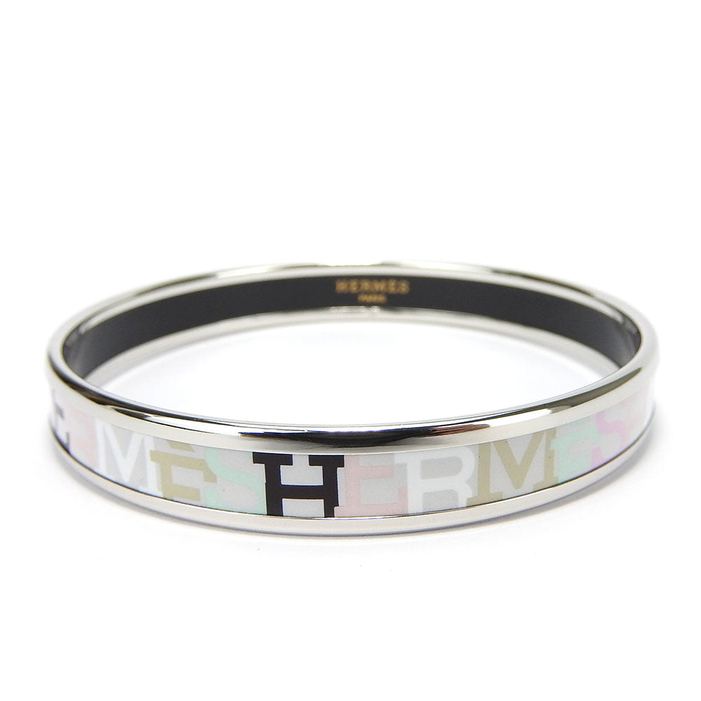 HERMES Bangle Enamel, Metal multicolor Emaille PM Women