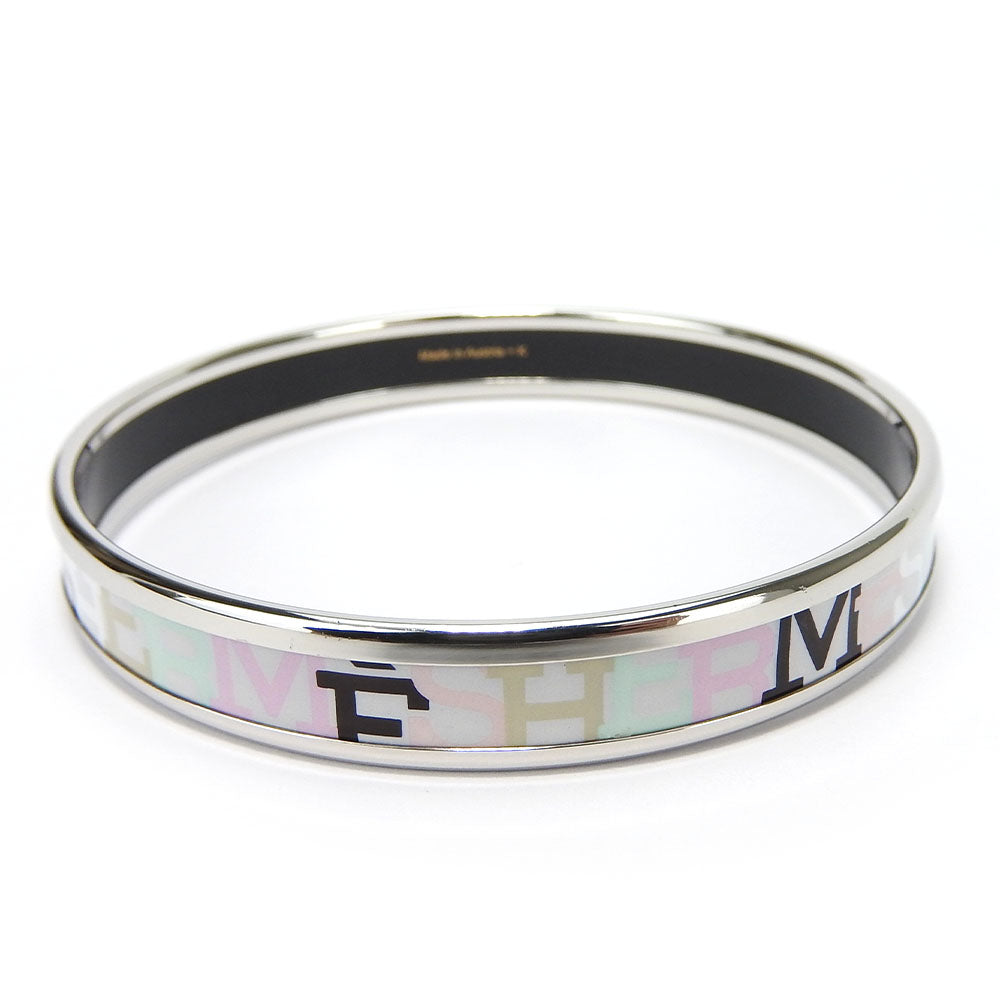 HERMES Bangle Enamel, Metal multicolor Emaille PM Women