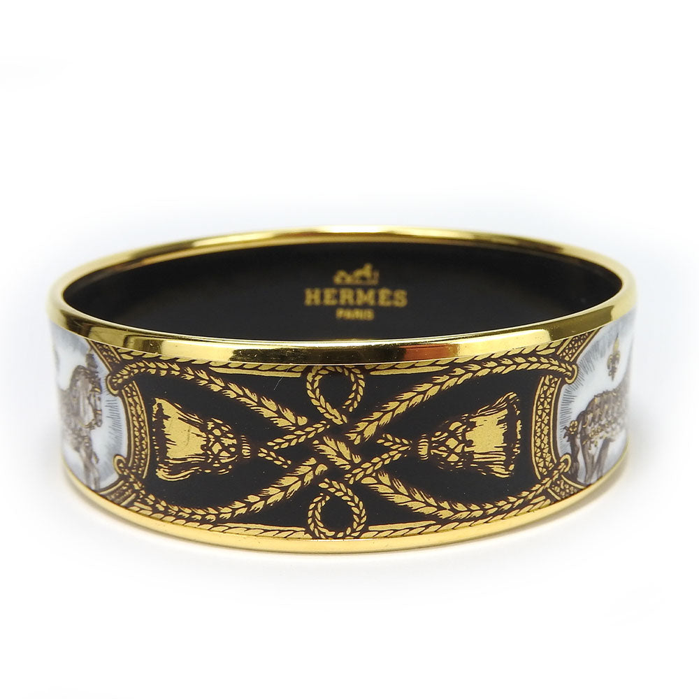 HERMES bracelet Metal, Cloisonne multicolor Emilel GM Women