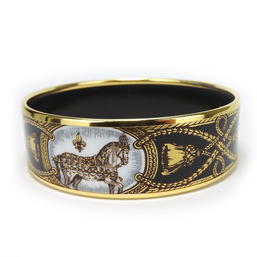 HERMES bracelet Metal, Cloisonne multicolor Emilel GM Women