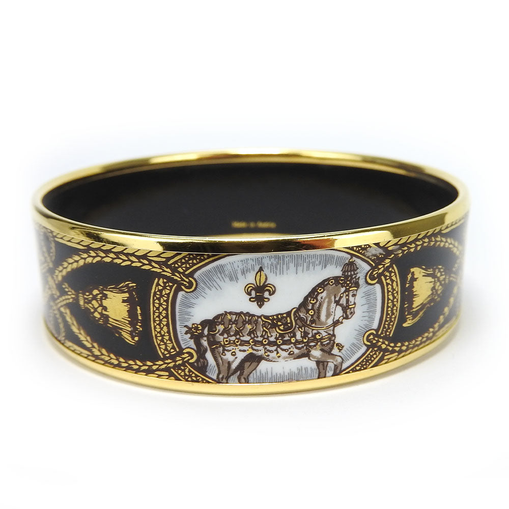 HERMES bracelet Metal, Cloisonne multicolor Emilel GM Women