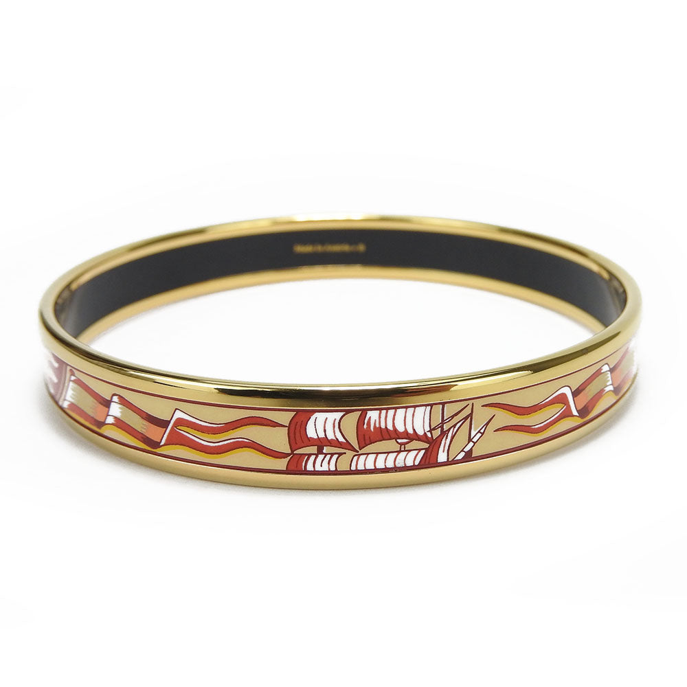 HERMES bracelet Metal, Cloisonne multicolor Emaille PM Women