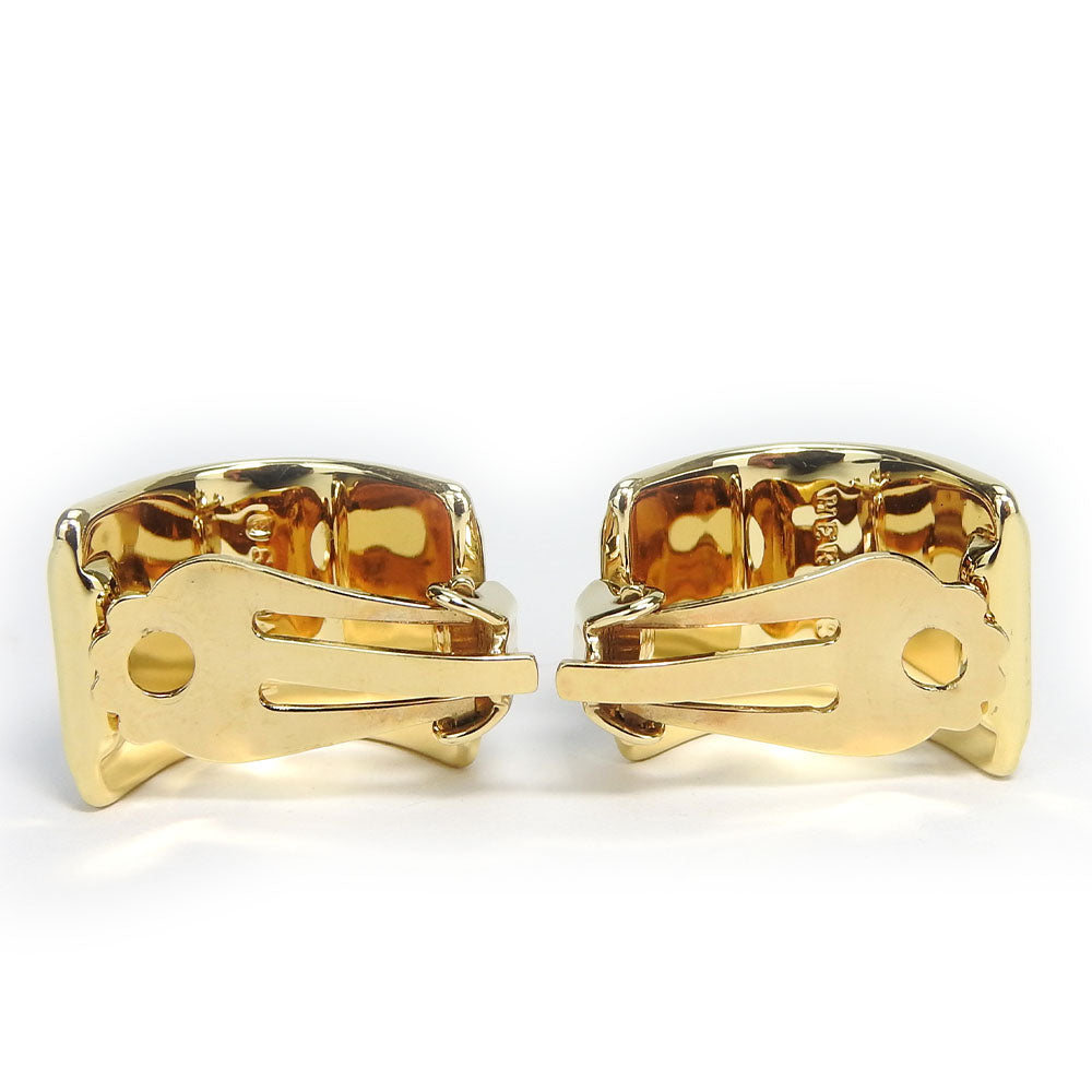 HERMES Earring Metal, Cloisonne multicolor Emile Women
