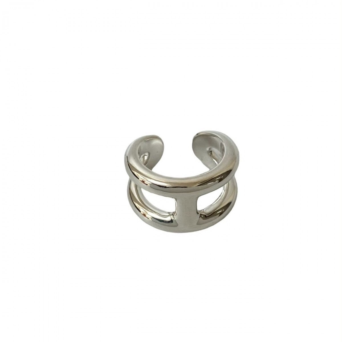 HERMES Ring Silver925 Silver Osmos PM Women