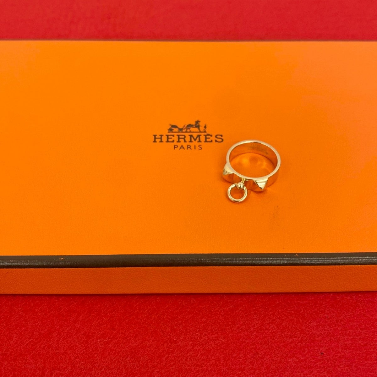 HERMES Ring K18 Gold gold Corey de Cyan