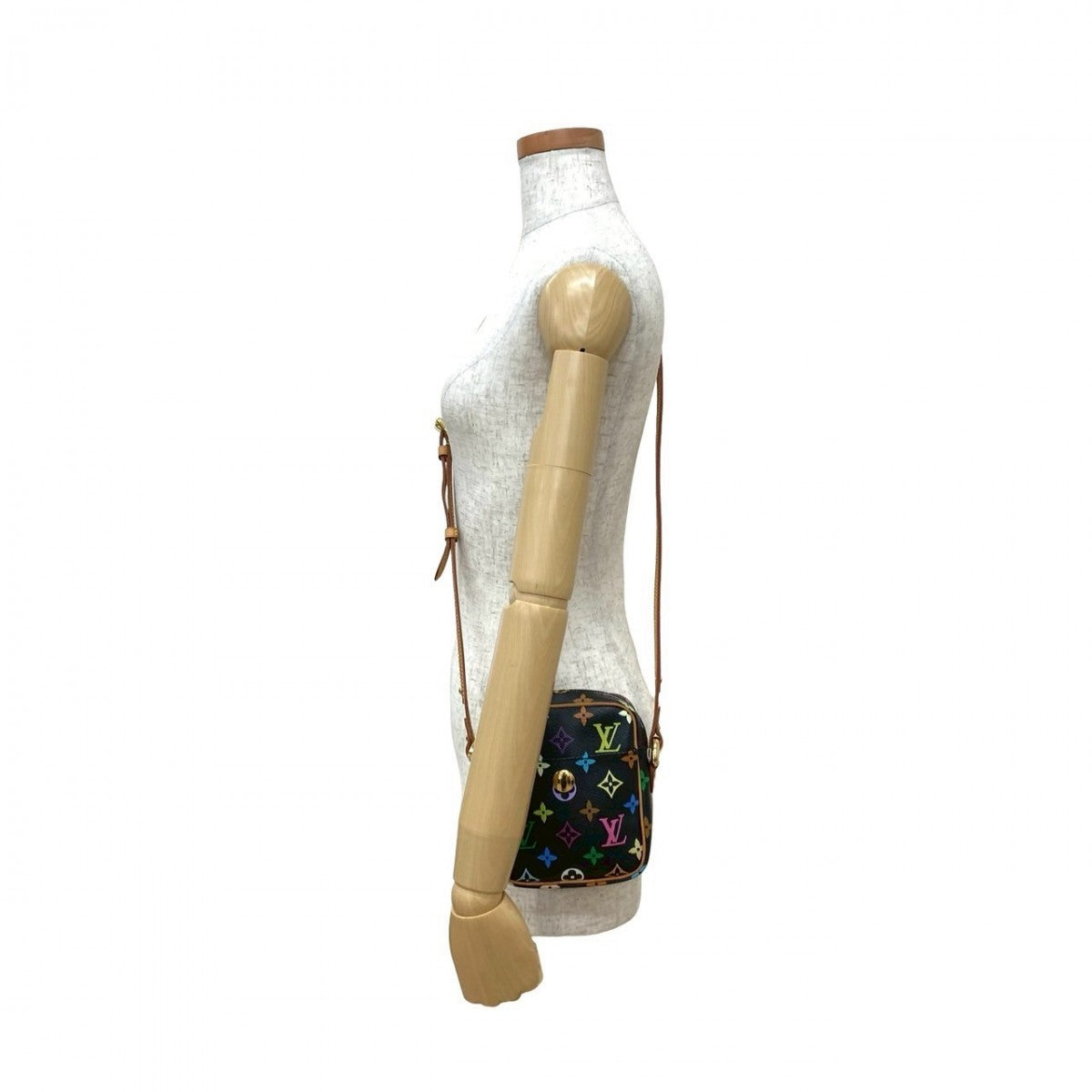 LOUIS VUITTON Shoulder Bag M40056 leather multicolor Monogram multicolor lift