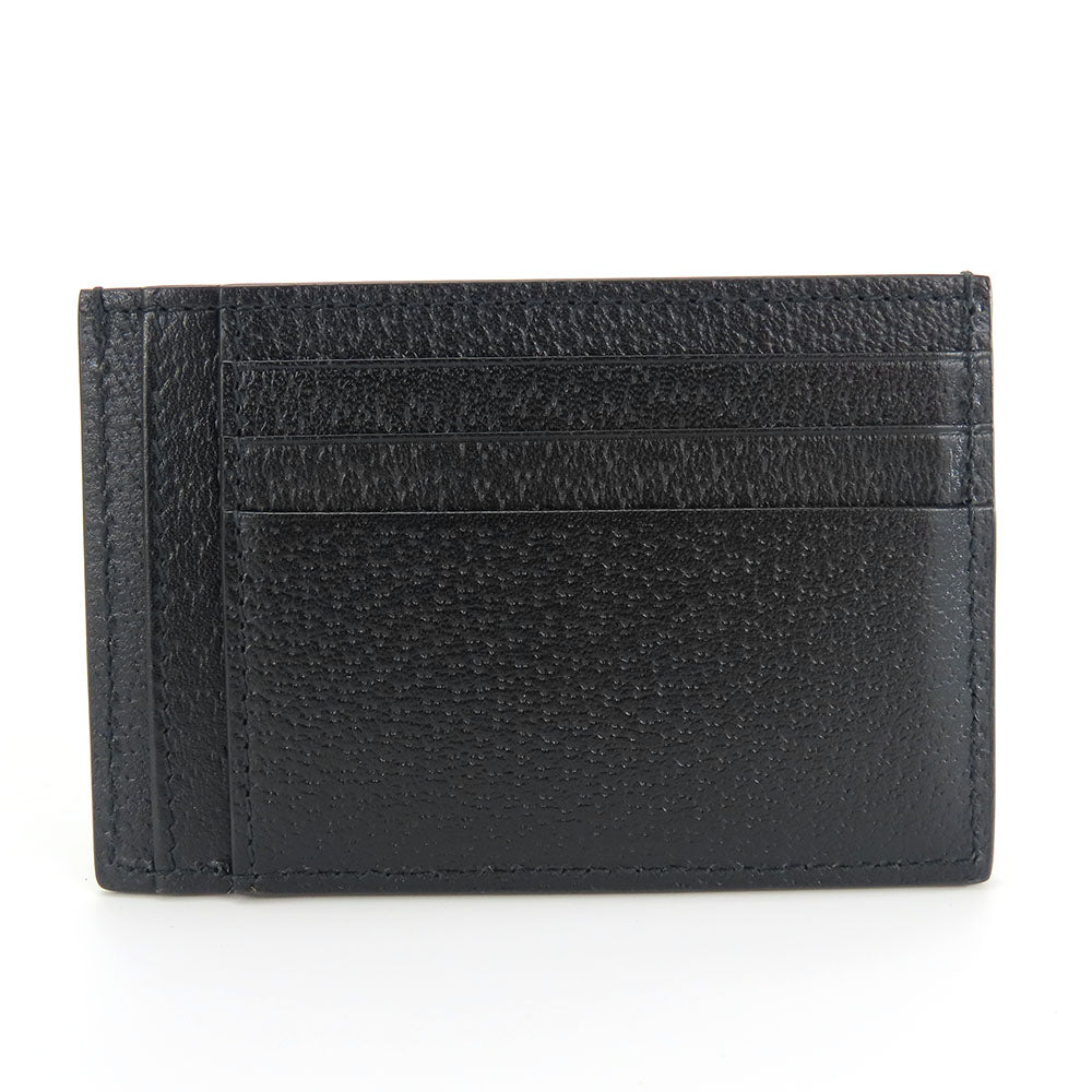 GUCCI Card Case 722734 leather black Double G unisex(Unisex)