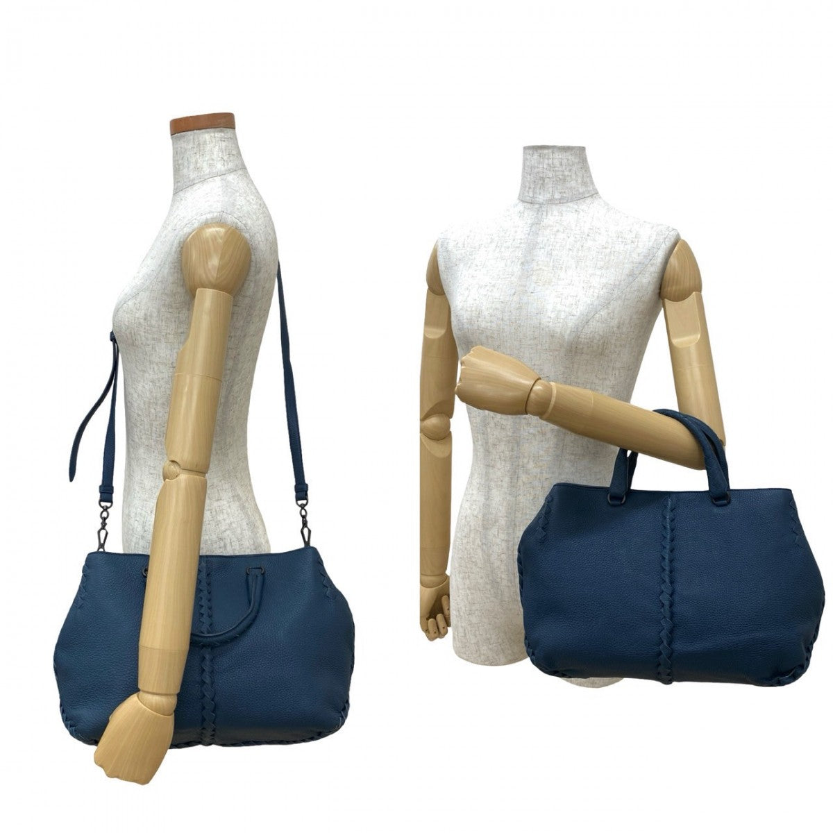 BOTTEGAVENETA Shoulder Bag leather Navy