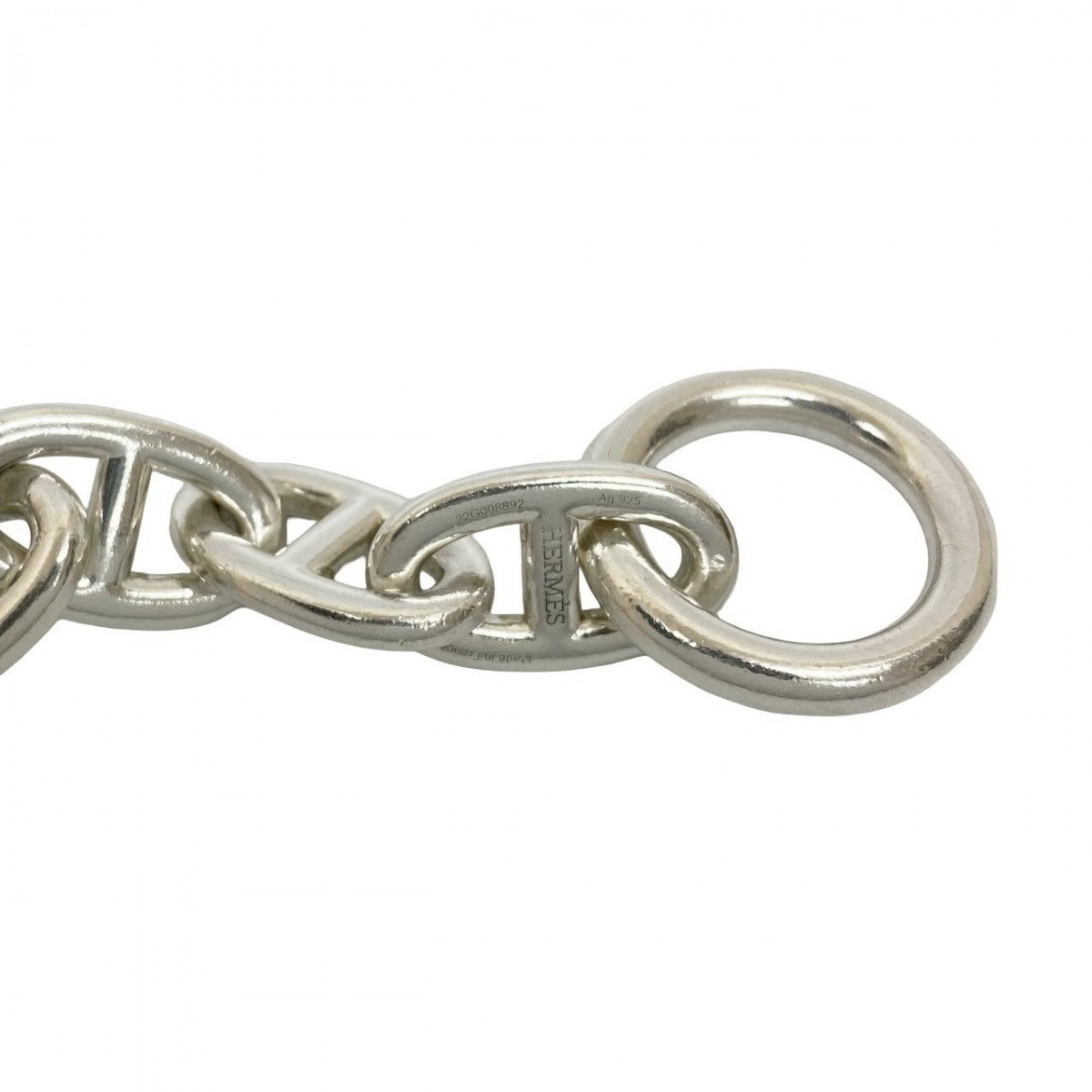 HERMES bracelet Silver925 Silver Chene Dunkle TGM 11 frames