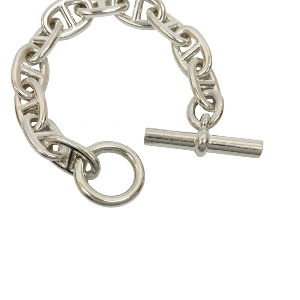 HERMES bracelet Silver925 Silver Chene Dunkle TGM 11 frames