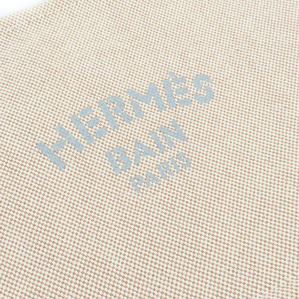 HERMES Pouch canvas Beige type New Yotting PM unisex(Unisex)