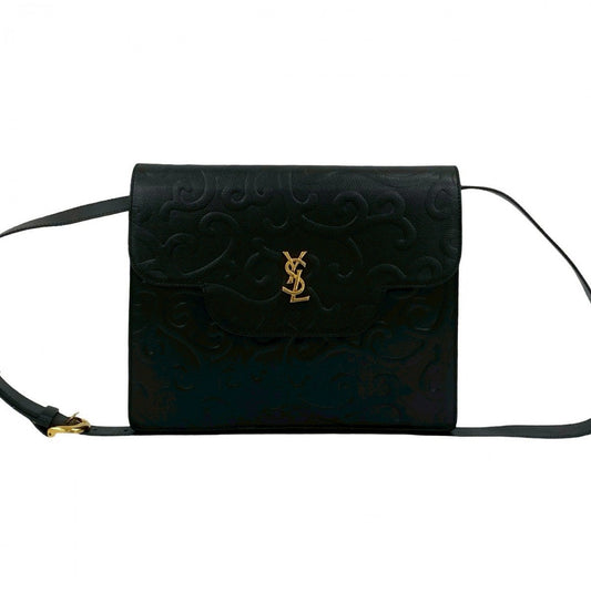 YVES SAINT LAURENT Shoulder Bag leather black