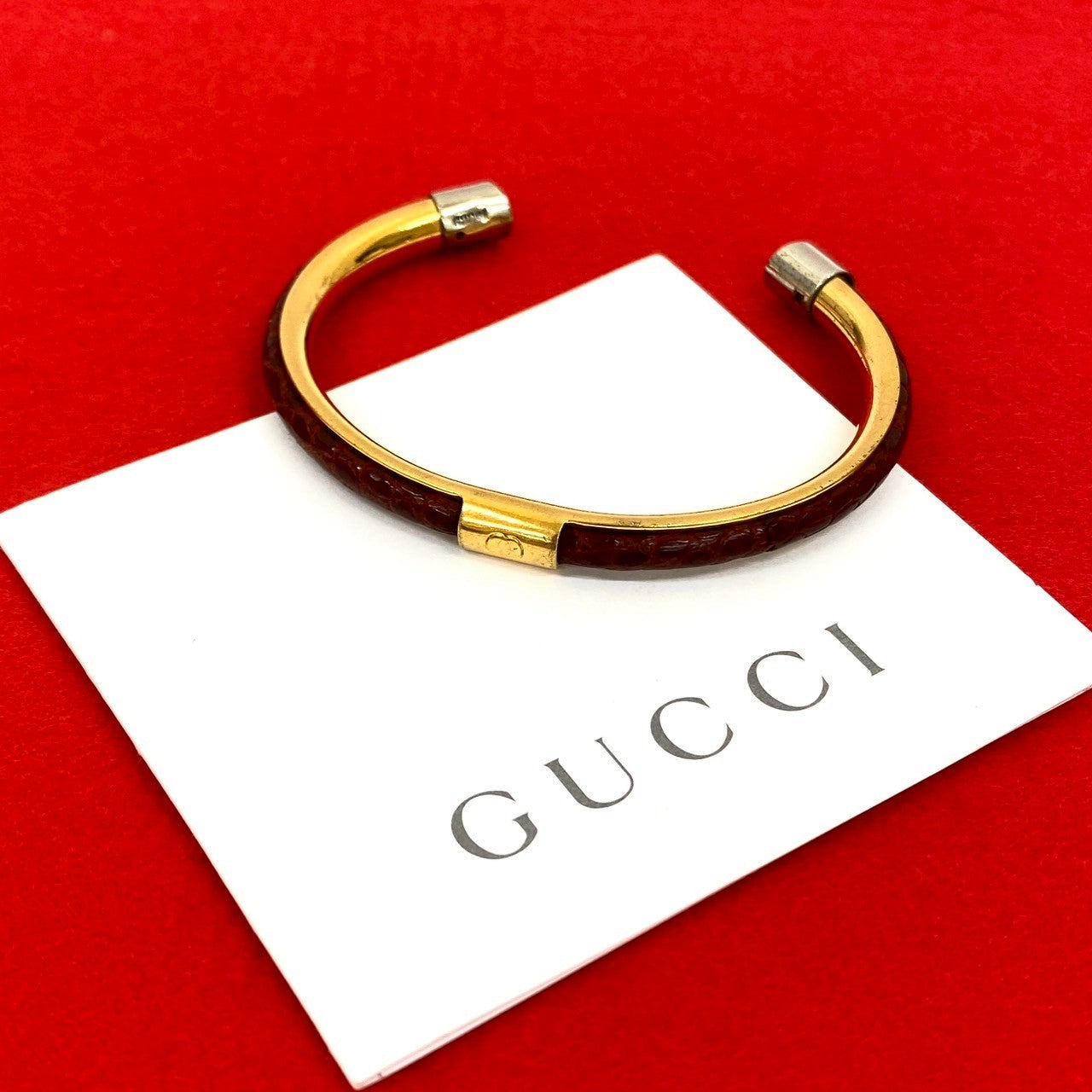 GUCCI Bangle Gold Plated gold