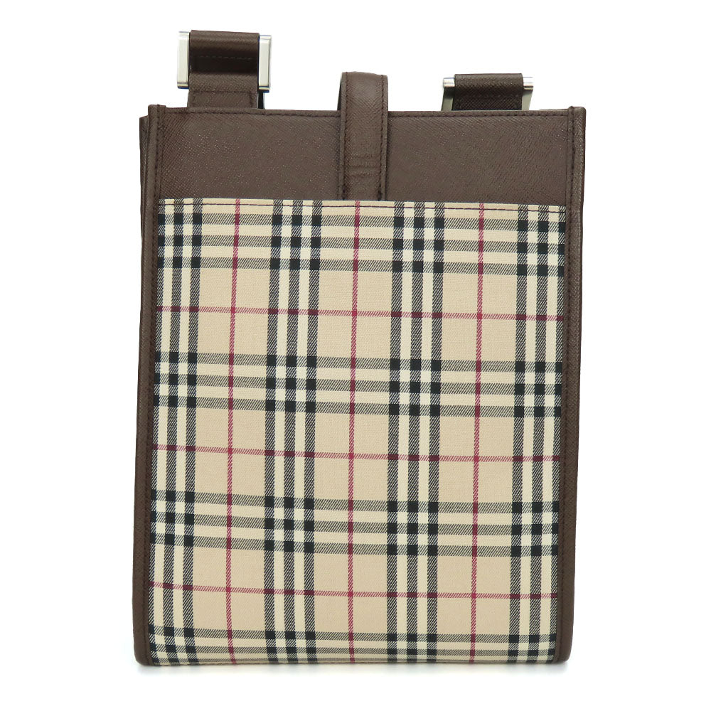 BURBERRY Shoulder Bag Canvas, Leather beige Women
