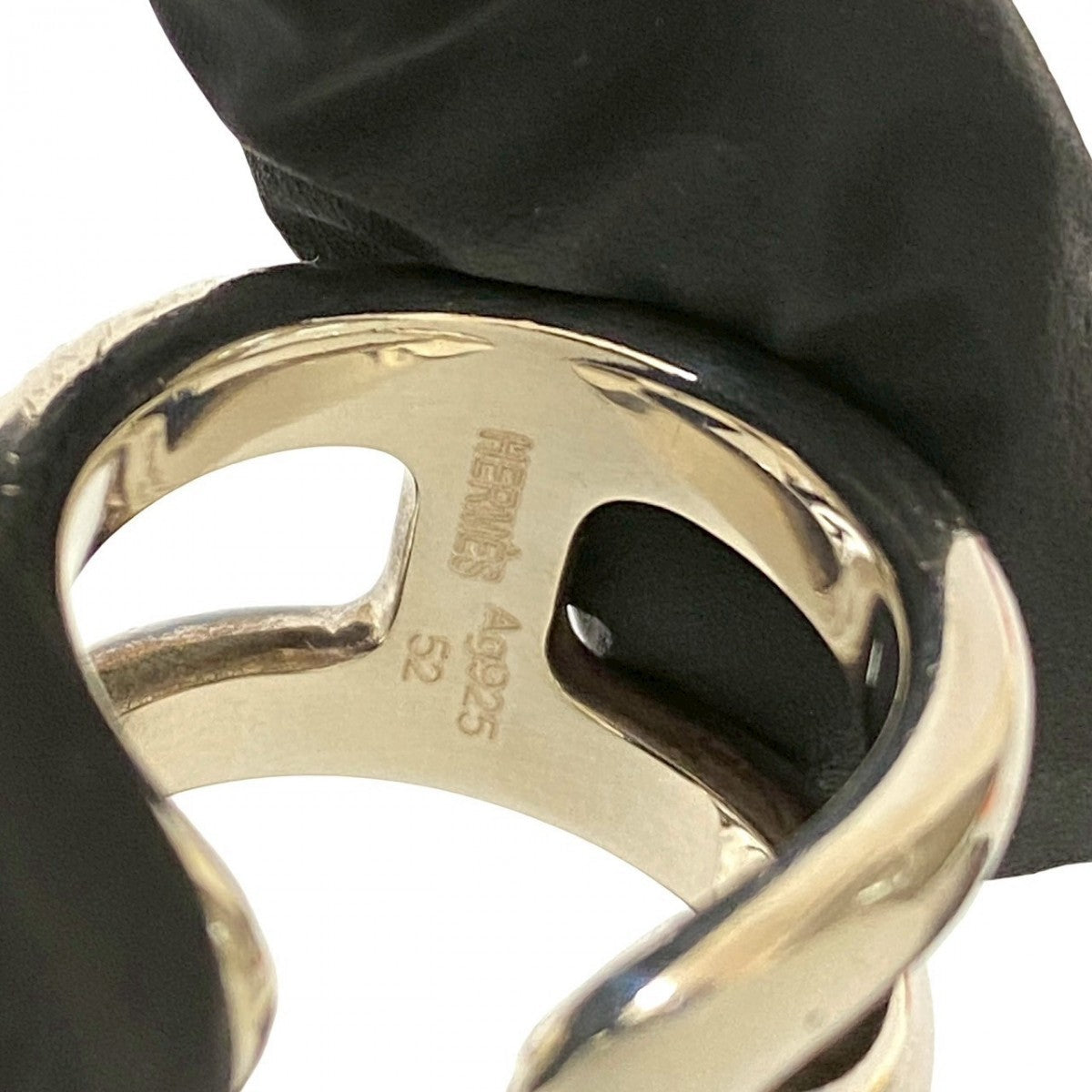 HERMES Ring Silver925 Silver Osmos PM