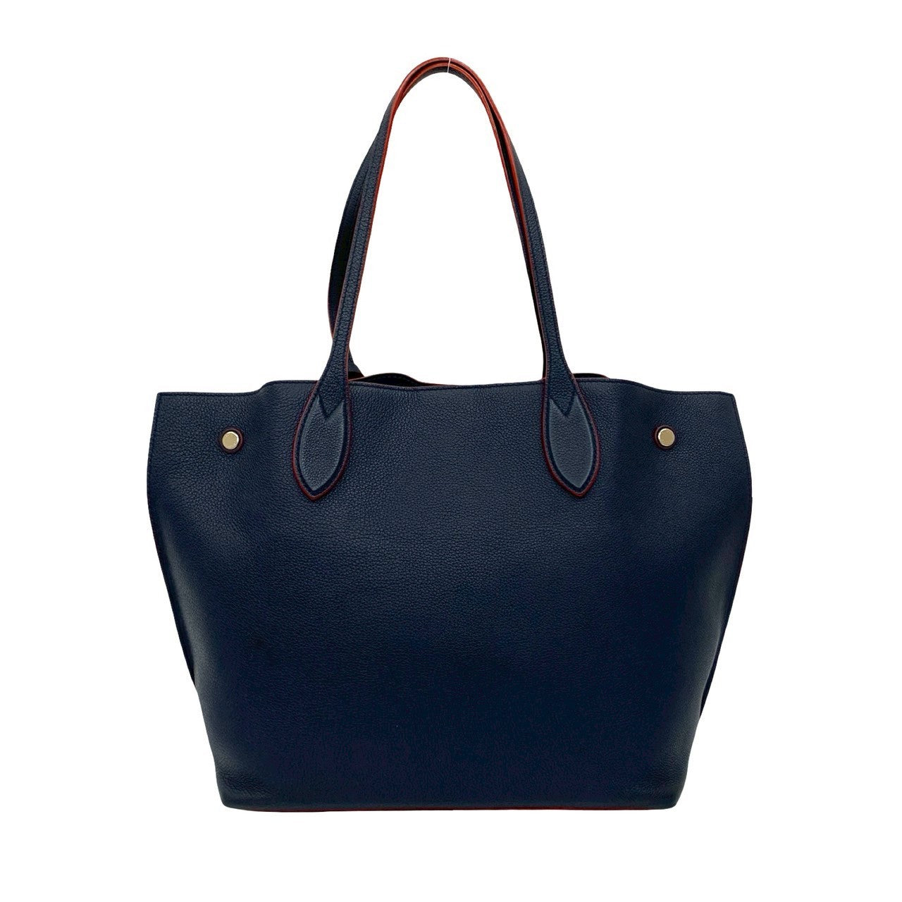 LOUIS VUITTON Tote Bag leather Navy Rock me go