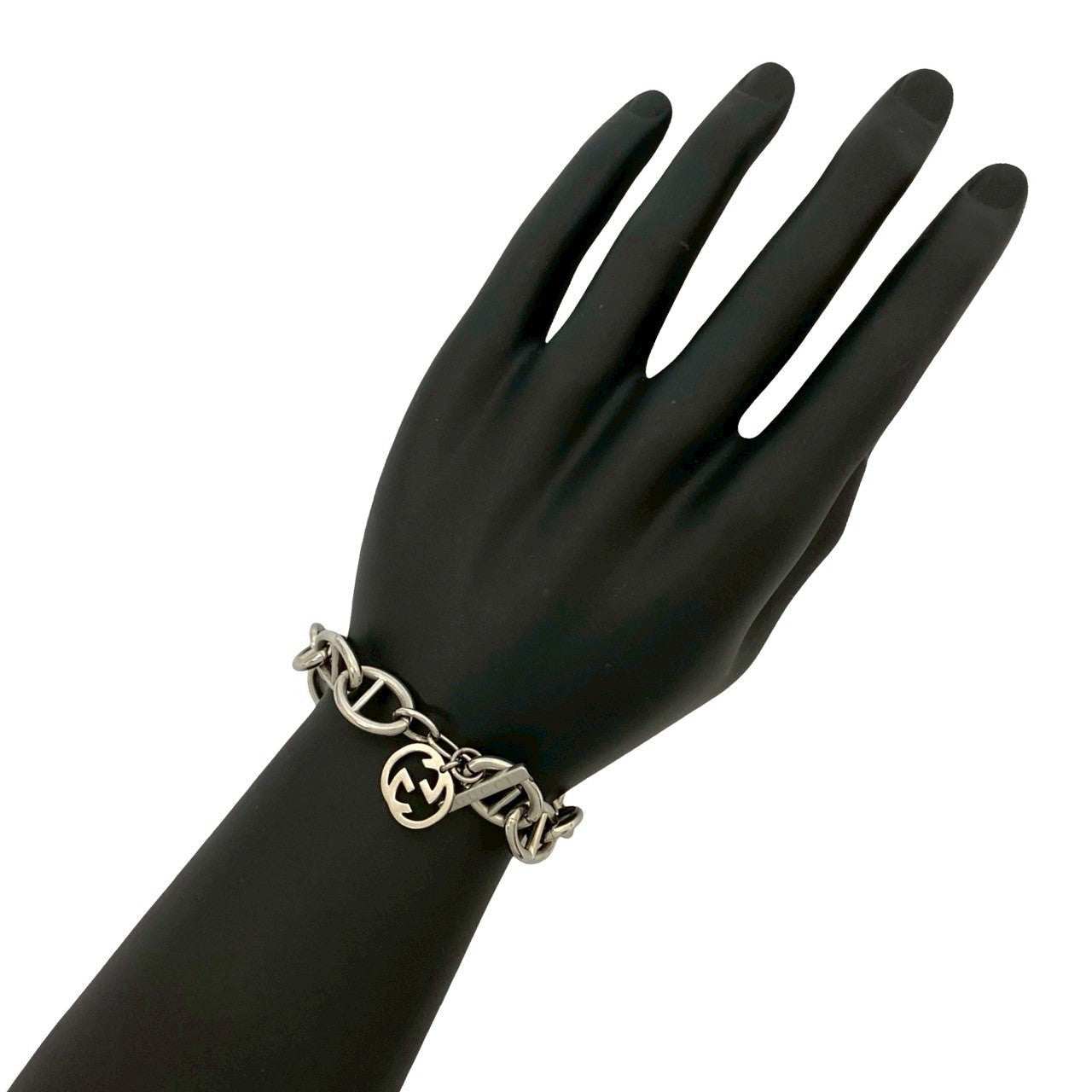 GUCCI bracelet metal Silver Anchor Chain Bracelet