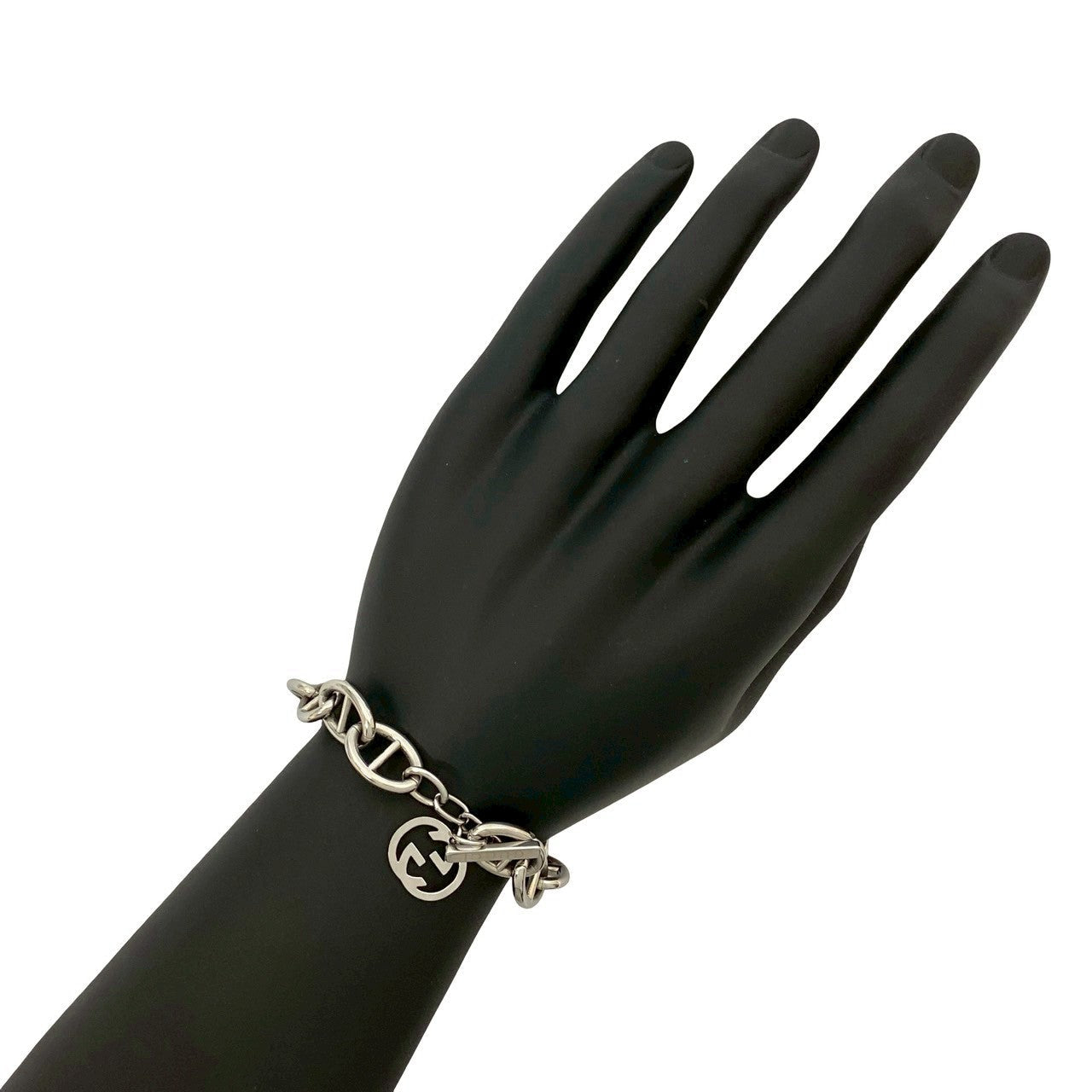 GUCCI bracelet metal Silver Anchor Chain Bracelet