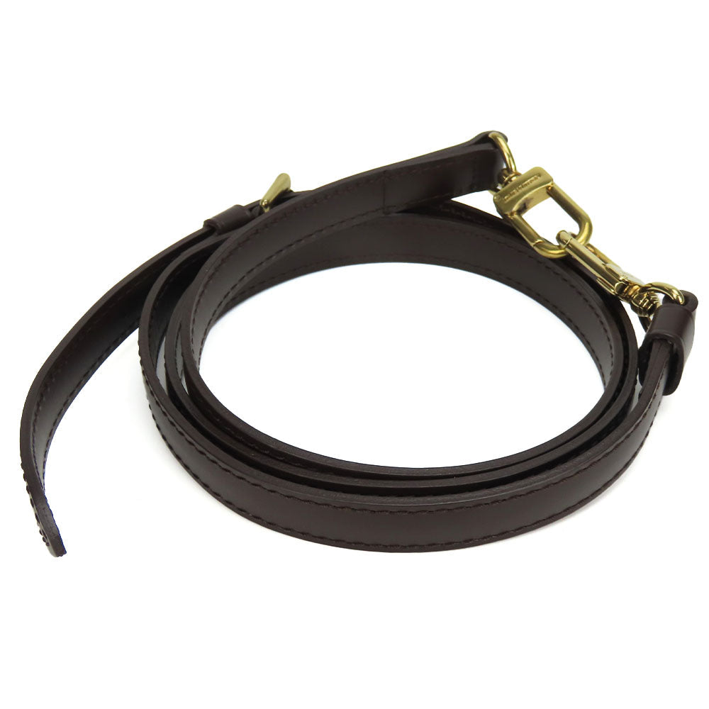 LOUIS VUITTON Shoulder strap leather Brown