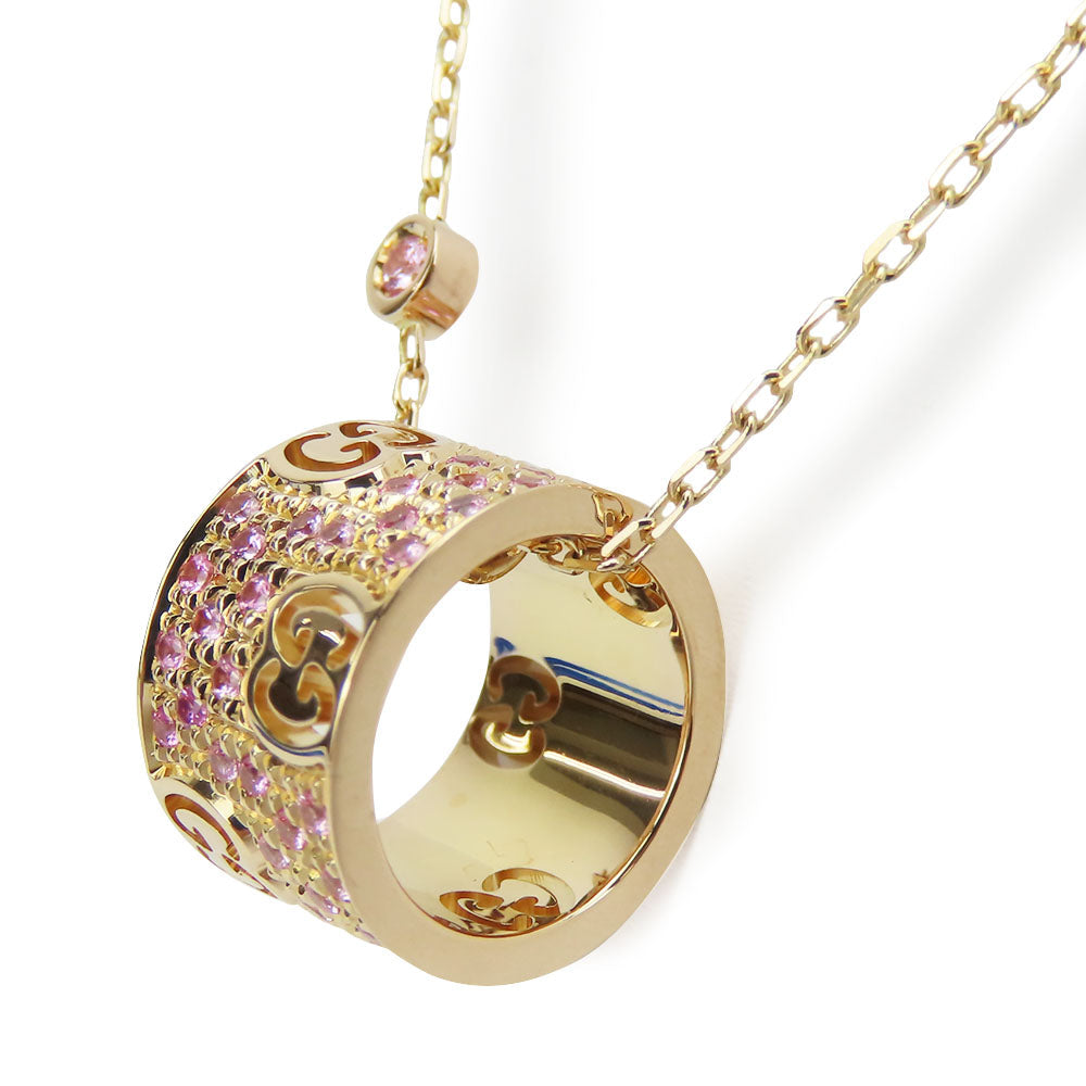 GUCCI Necklace K18 Pink Gold Pink gold Star dust icon