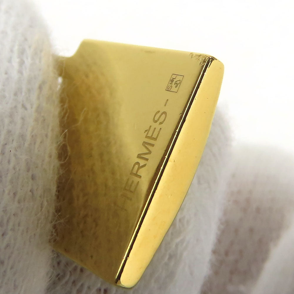 HERMES Necklace Metal, Leather gold Okeley Women