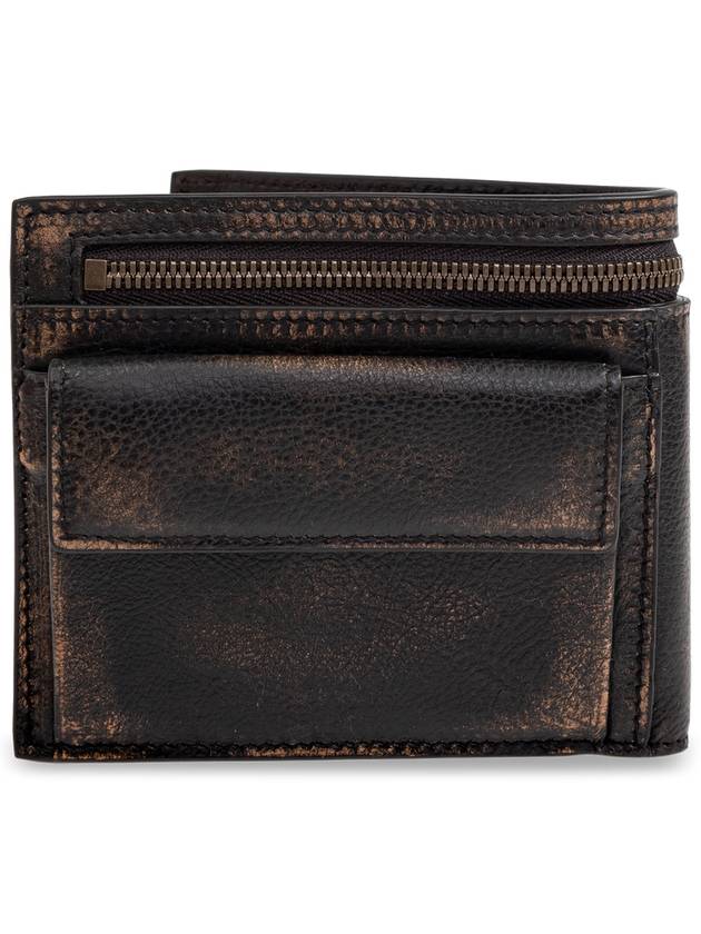 Luxury Balenciaga Trending 2025 Luxury Balenciaga Trending 2025 Leather Wallet With Logo, Men's, Brown