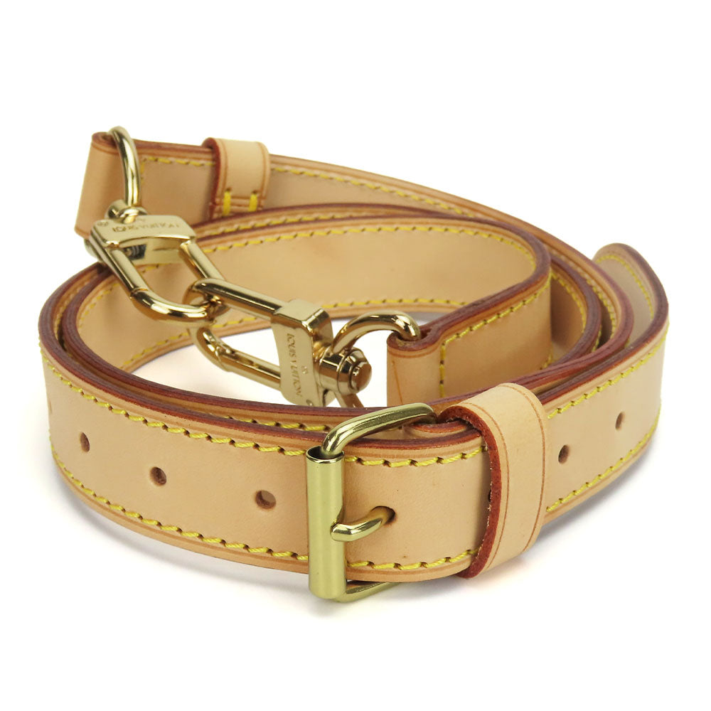 LOUIS VUITTON Shoulder strap Nume leather beige