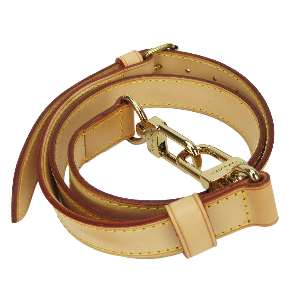 LOUIS VUITTON Shoulder strap Nume leather beige