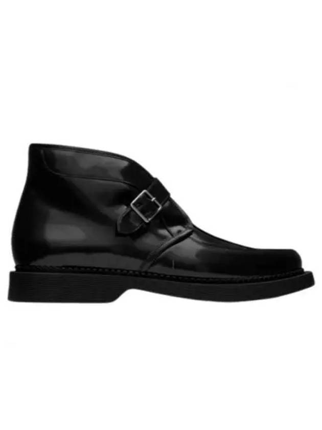 Luxury Saint Laurent Trending 2025 Teddy Monkstrap Black