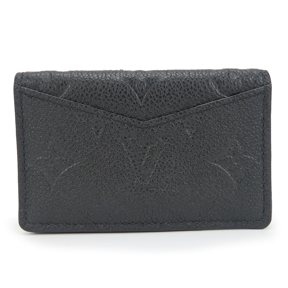 LOUIS VUITTON Card Case M58456 Monogram Ann Platt Noir Devisit Unveil Cult unisex(Unisex)