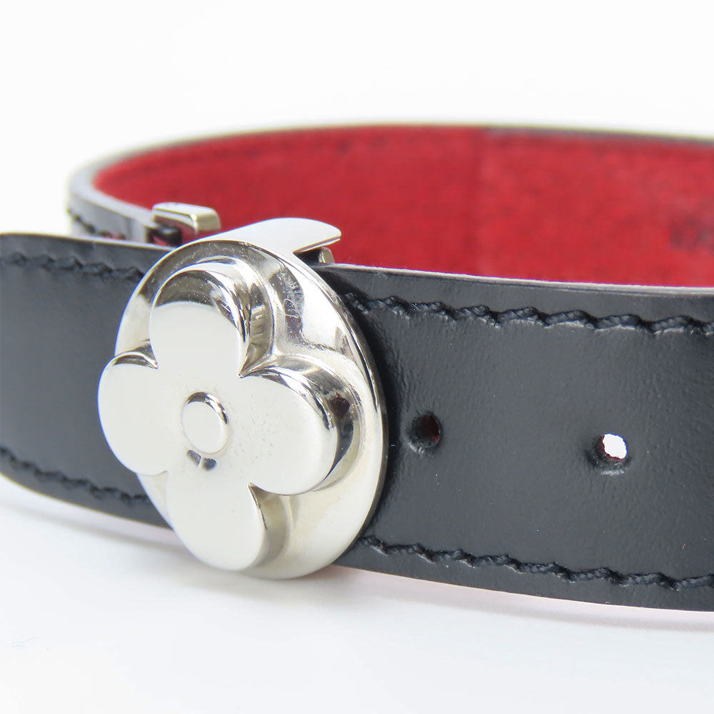 LOUIS VUITTON Bangle ï¼­64447 Calfskin Noir Monogram Brass Le Vogue Rack