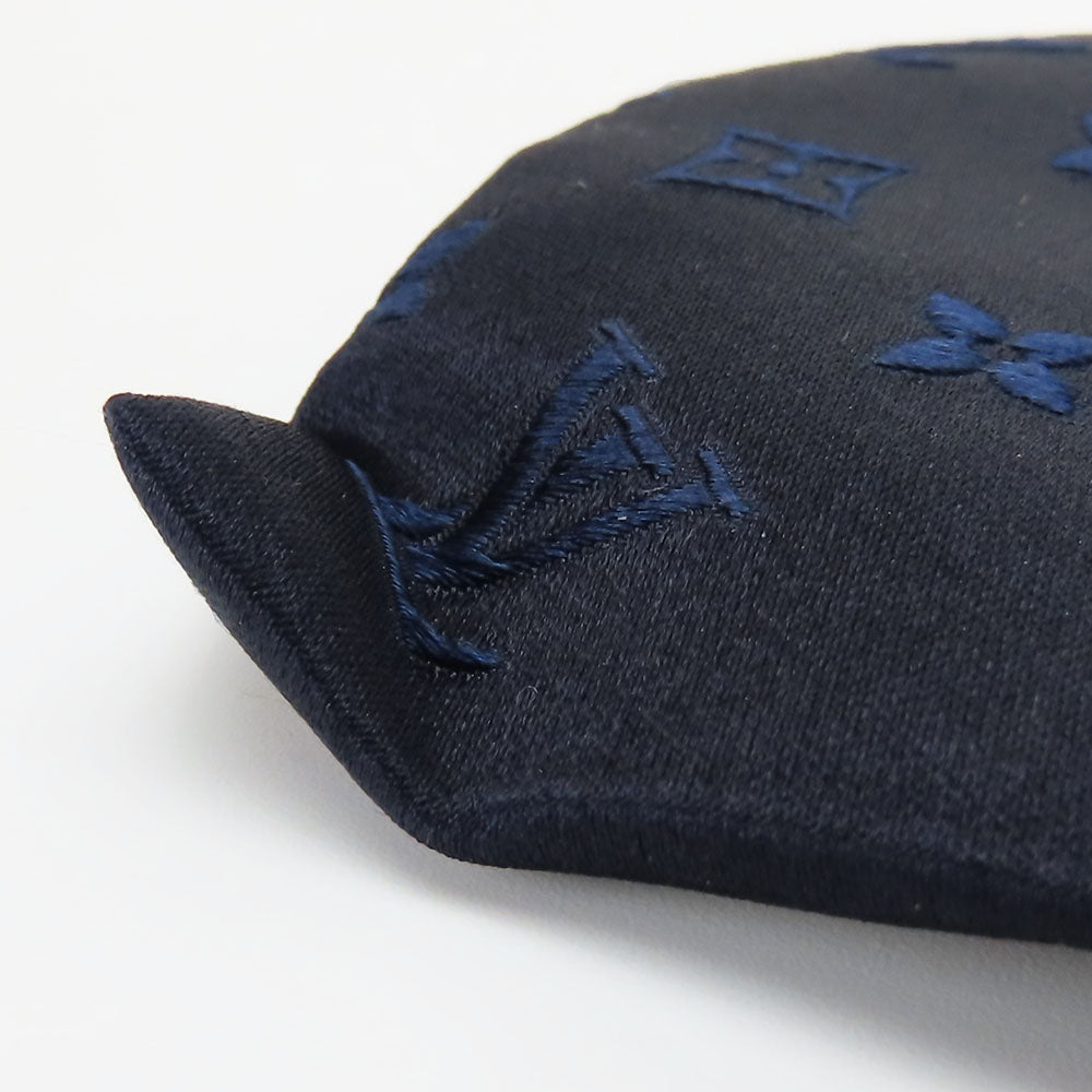 LOUIS VUITTON tie silk Navy mens