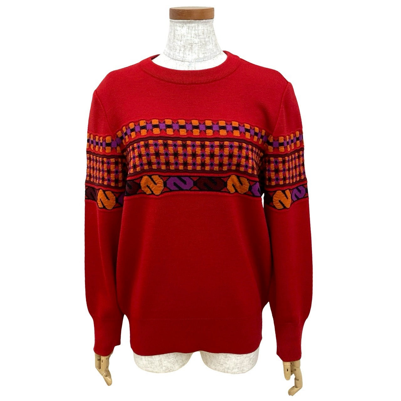 YVES SAINT LAURENT sweater wool Red M