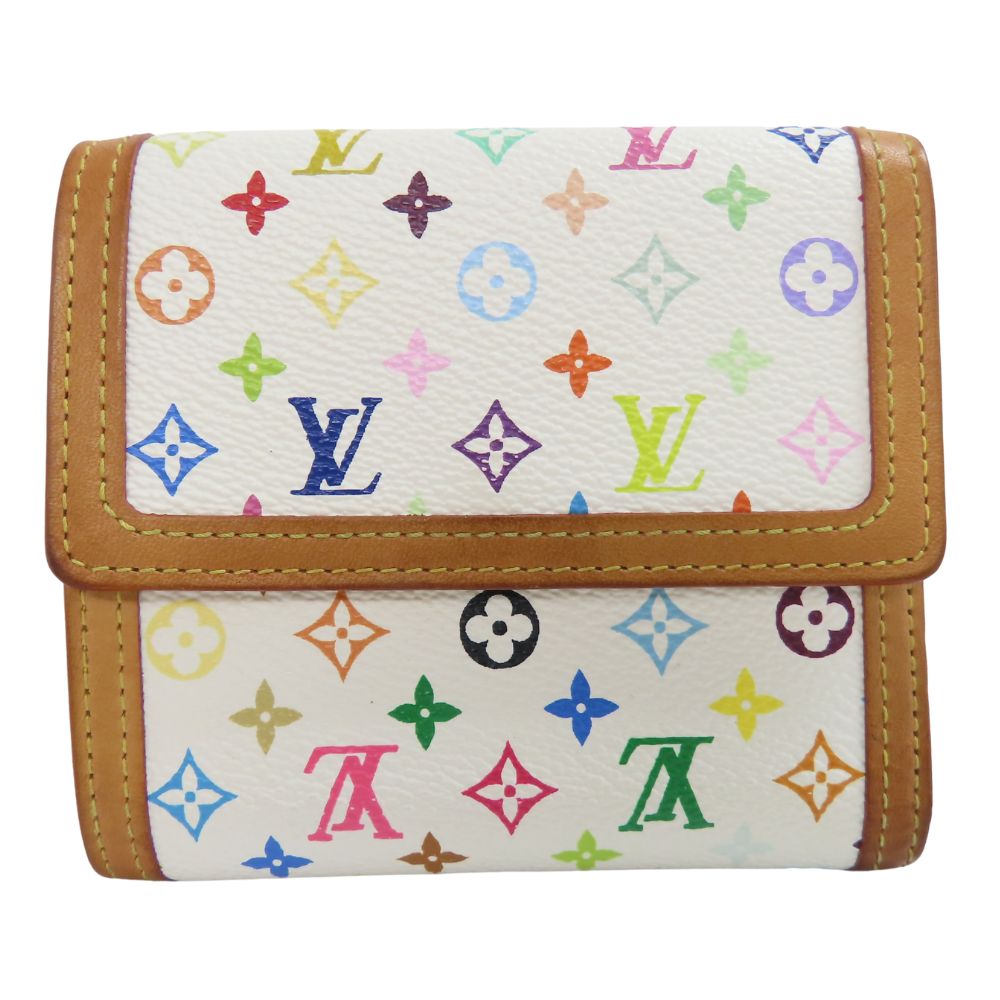 LOUIS VUITTON Bifold Wallet M92983 Monogram multicolor Bron Porto Monet Bier Cartes Crdit Women