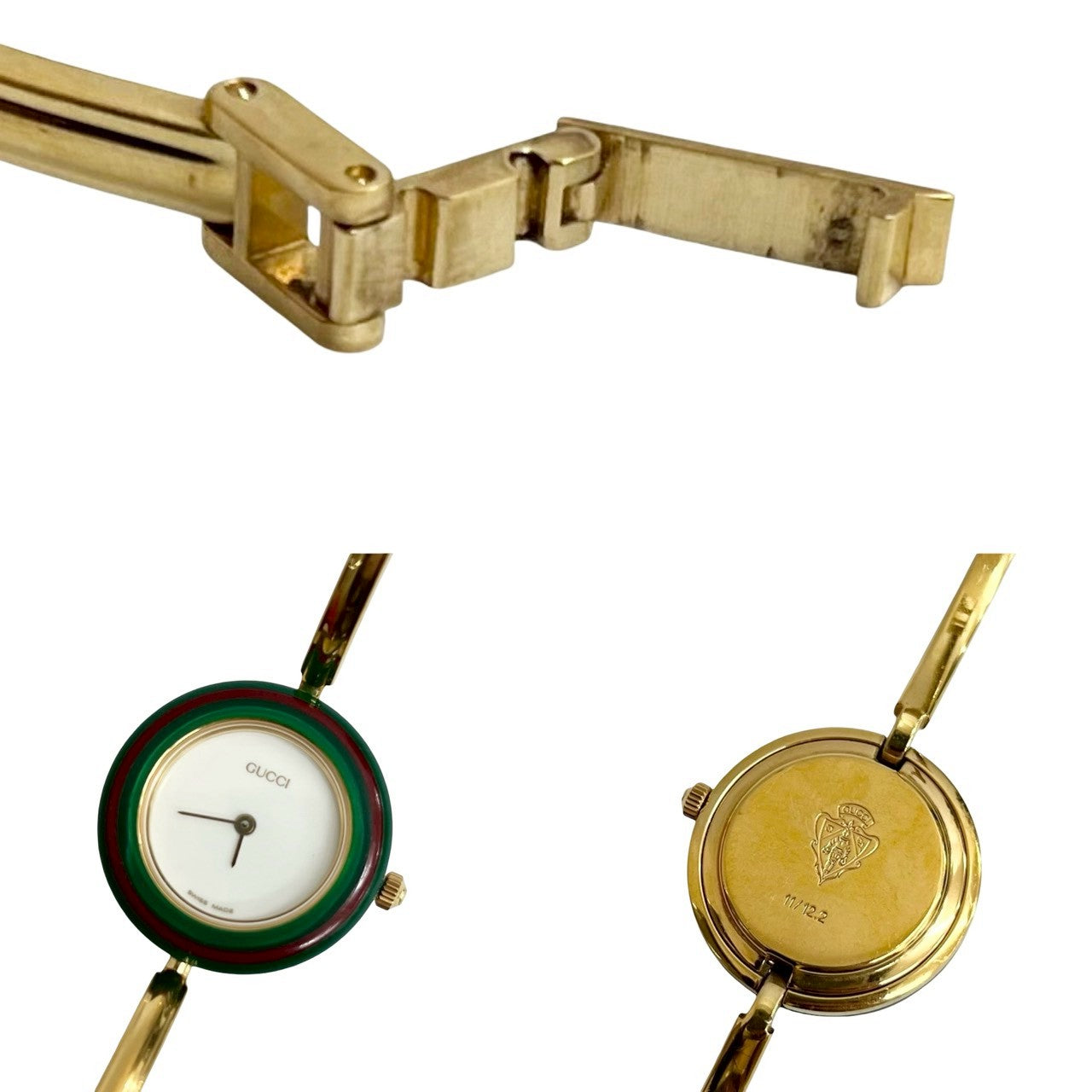 GUCCI Watches Gold Plated gold Change bezel