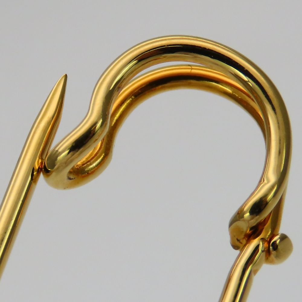 HERMES Brooch metal gold Serie Women