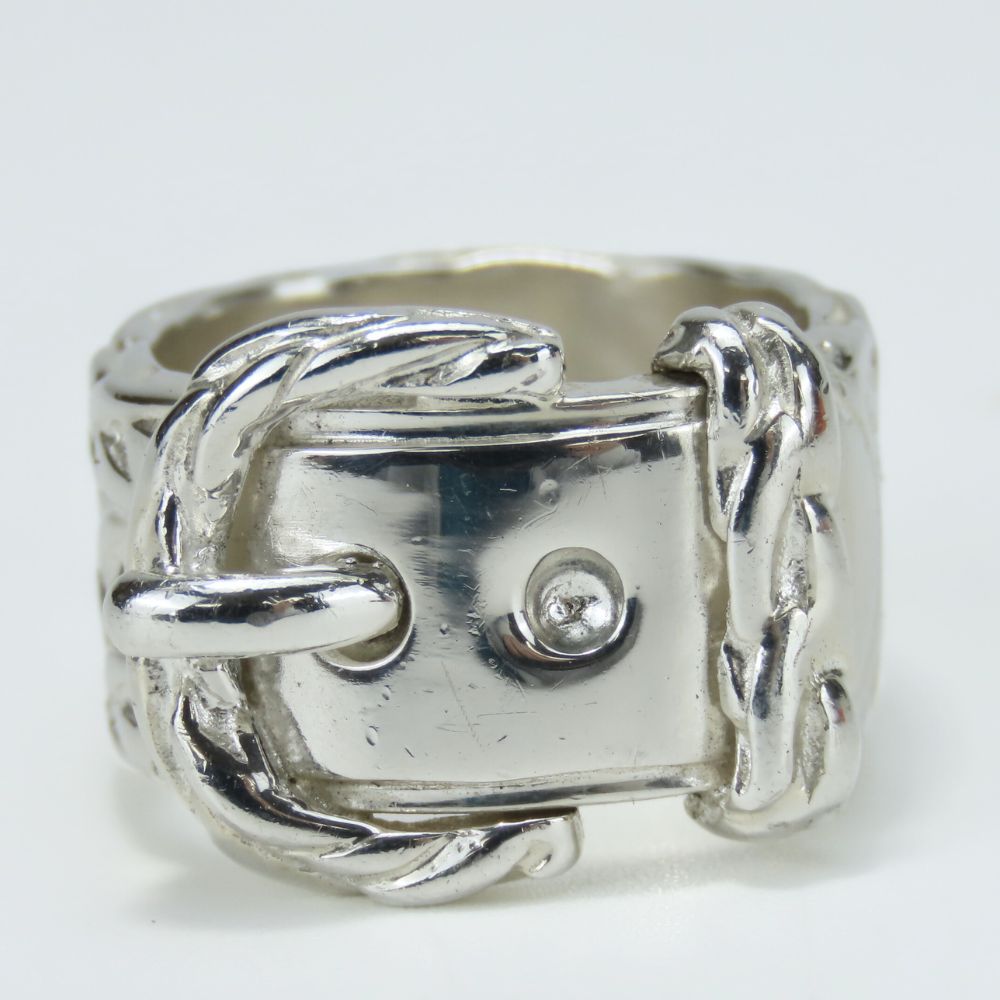 HERMES Ring Silver925 Silver Diane Women