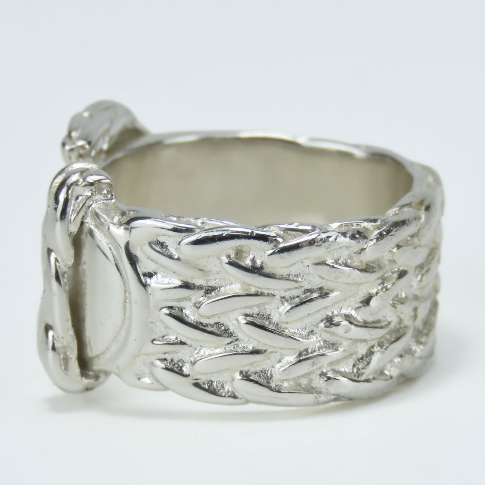 HERMES Ring Silver925 Silver Diane Women