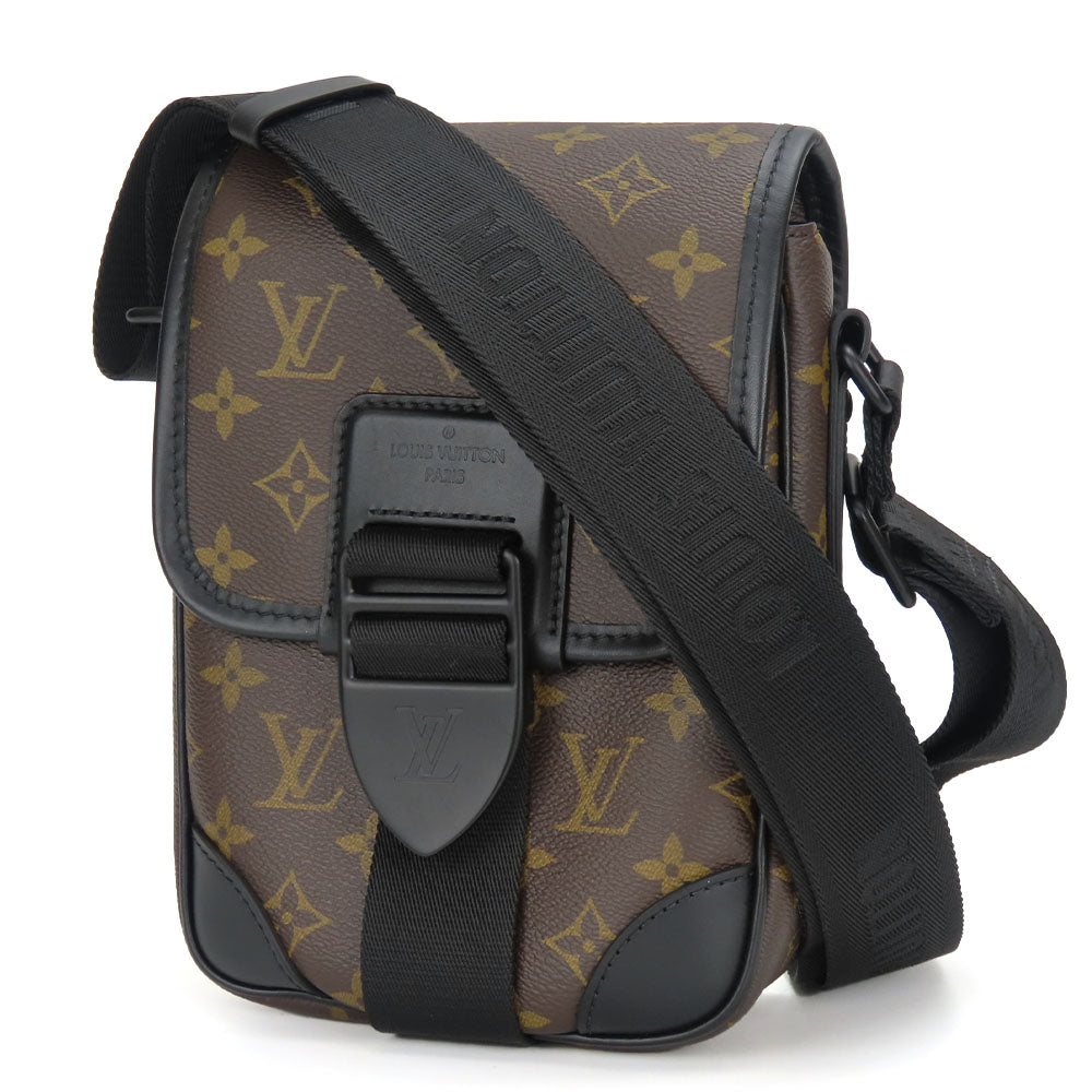 LOUIS VUITTON Shoulder Bag M46442 Monogram macacer Brown archie messenger
