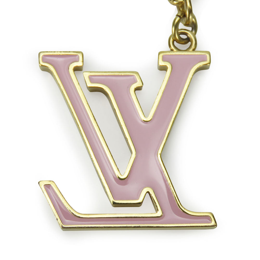 LOUIS VUITTON key ring M01187 Monogram Brown LV signature Spring street